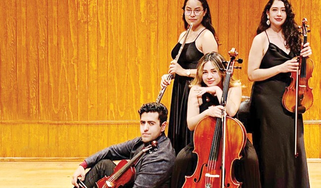 El Cuarteto Danzi debuta en Bellas Artes con obras de Debussy, Brahms, Rossini y Mozart