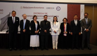 AMEXCID reconoce a juristas iberoamericanos por su aporte al Estado de derecho en el Día del Abogado