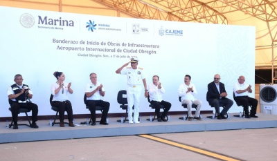 Inician obras de ampliación del Aeropuerto de Ciudad Obregón con inversión de 525 mdp