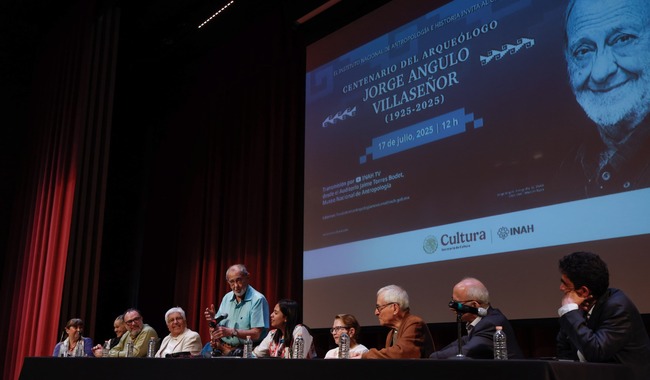 INAH rinde homenaje a Jorge Angulo Villaseñor en su centenario