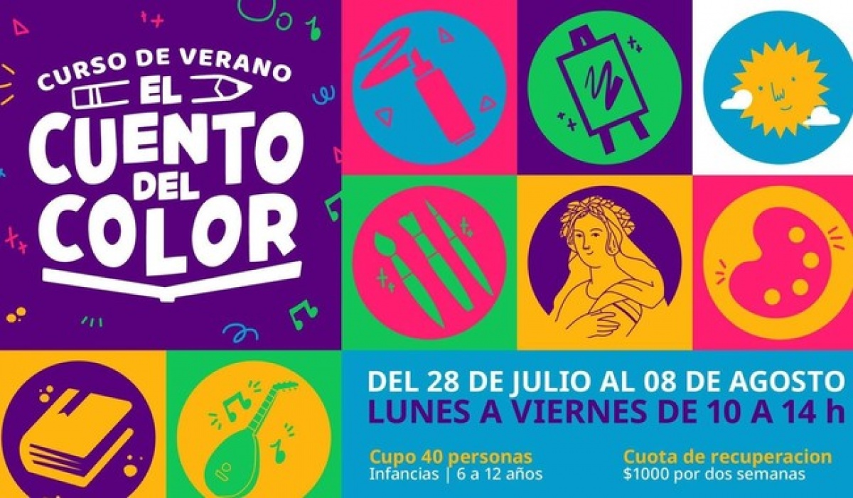 Curso de verano en el Museo Nacional de San Carlos: arte, color y narración para niñas y niños