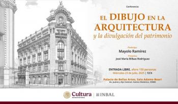 Conferencia en Bellas Artes explora el valor del dibujo en la arquitectura patrimonial