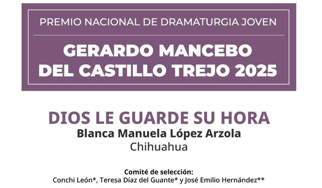 Blanca Manuela López gana el Premio Nacional de Dramaturgia Joven 2025 con una obra sobre memoria y territorio