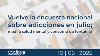ENCODAT 2025 arranca en todo el país para conocer consumo de drogas y salud mental