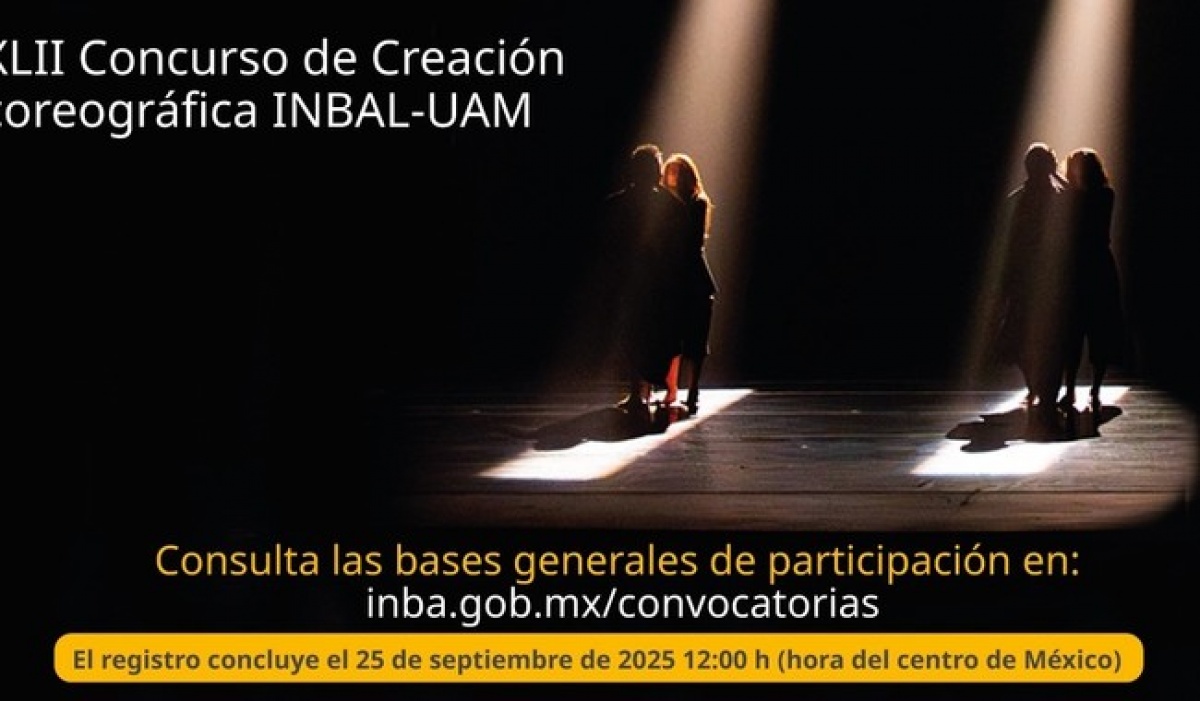 Se abre la convocatoria al Premio Nacional de Danza Guillermo Arriaga 2025 con una bolsa de 470 mil pesos