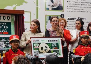 China y Ciudad de México rinden homenaje a Xin Xin, la única panda gigante de Latinoamérica