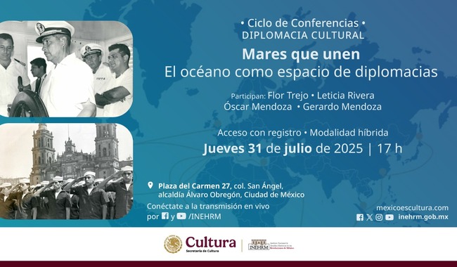 INEHRM impulsa conciencia marítima con conferencia sobre historia y diplomacia en los océanos de México