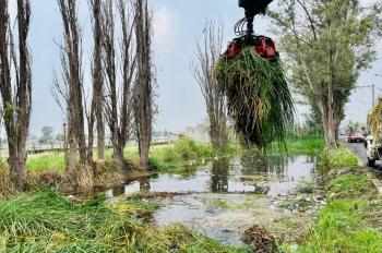 SEGIAGUA despliega operativo por desbordamiento del canal Luis Delgado en Tláhuac