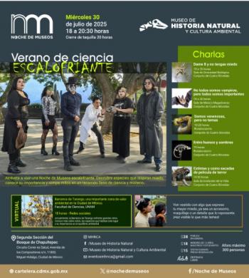 El Museo de Historia Natural ofrece un verano de ciencia escalofriante en la Noche de Museos