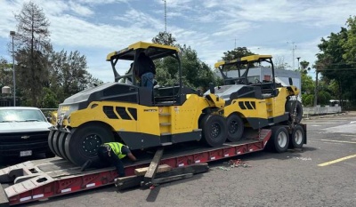 SICT moderniza red carretera con entrega de trenes de pavimentación en seis estados