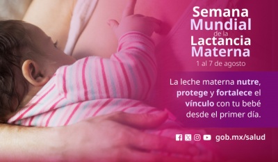 Semana Mundial de la Lactancia Materna 2025: México refuerza apoyo a madres con jornadas y asesoría especializada