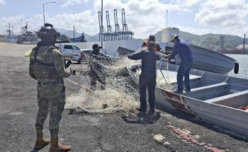 Decomisan más de 4 mil toneladas de pesca ilegal en 18 estados durante 2025