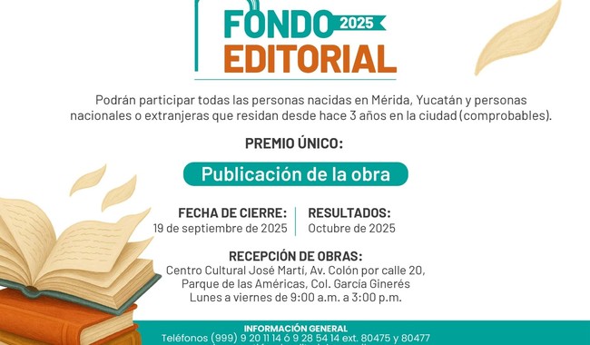 Mérida lanza convocatorias literarias con innovaciones para autoras y autores