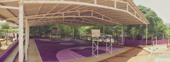 Gobierno de Oaxaca dignifica canchas en colonias La Oaxaca y Lázaro Cárdenas con Tequios por la Seguridad