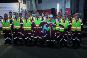 Clara Brugada lanza plan de bacheo nocturno para reparar mil kilómetros de vialidades en 100 días