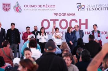 Programa Otoch fortalecerá mantenimiento, seguridad y cultura en mil 200 unidades habitacionales de CDMX