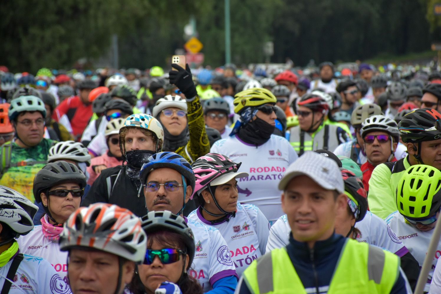Rodada Maratón 2025 reúne a más de 3 mil ciclistas y familias en la Ciudad de México