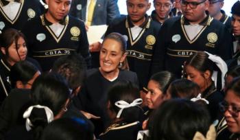 Claudia Sheinbaum inaugura el Bachillerato Nacional como sistema gratuito y universal de educación media superior