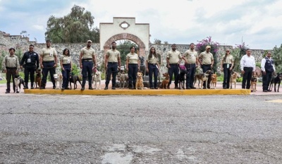 Senasica gradúa 14 binomios caninos para reforzar la inspección agroalimentaria en México y Centroamérica