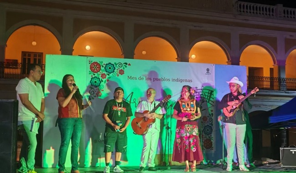Colima celebra el Mes de los Pueblos Indígenas con teatro, rap y máscaras tradicionales