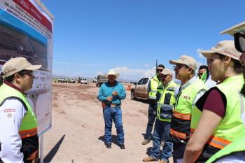 SICT supervisa avance de la carretera Bavispe-Nuevo Casas Grandes que beneficiará a Sonora y Chihuahua