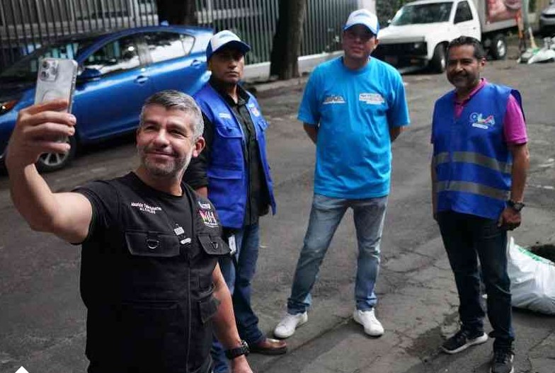Miguel Hidalgo supera meta de 1,700 baches tapados: Tabe reporta 1,900 reparaciones en tres semanas