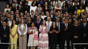 Histórico: nuevos magistrados y jueces electos rinden protesta en Congreso de Veracruz