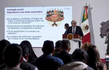Secretaría de Salud llama a reducir consumo de bebidas azucaradas y reforzar vacunación contra el sarampión en la SNSP 2025
