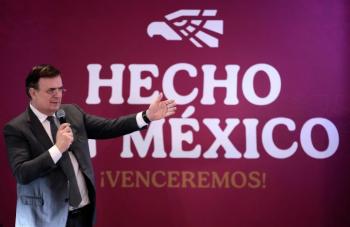 Marcelo Ebrard destaca avances económicos y la estrategia 'Hecho en México' ante legisladores de Morena
