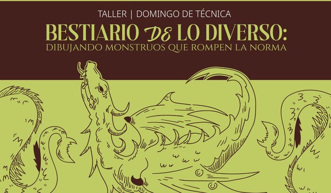 Museo Nacional de San Carlos invita al taller Bestiario de lo diverso para crear monstruos que rompen la norma