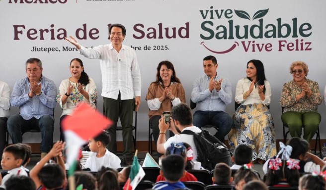 SEP lanza en Morelos segunda fase de Vive saludable, vive feliz para 5 millones de alumnos