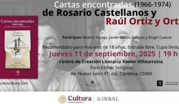 Cartas encontradas revela la amistad epistolar entre Rosario Castellanos y Raúl Ortiz y Ortiz