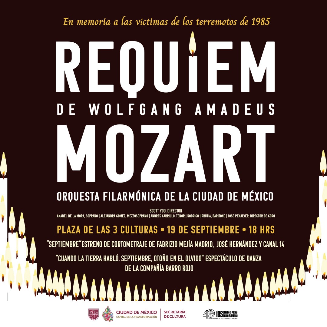 Orquesta Filarmónica de CDMX rendirá homenaje a víctimas del sismo de 1985