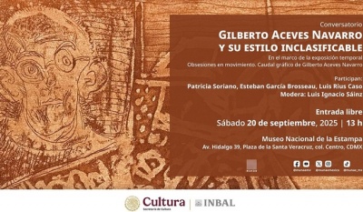 MUNAE rinde homenaje a Gilberto Aceves Navarro con charla sobre su estilo inclasificable
