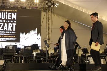 Clara Brugada conmemora en Tlatelolco los 40 años del sismo de 1985 con homenaje cultural y llamado a la memoria colectiva