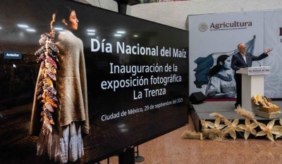 Exposición fotográfica La Trenza celebra el Día Nacional del Maíz en Agricultura