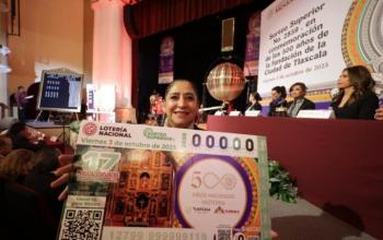 Lotería Nacional celebra los 500 años de la Ciudad de Tlaxcala con el Sorteo Superior No. 2859