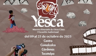 Yesca. Muestra Itinerante de Otros Cines celebra su quinta edición en Tabasco con proyecciones y talleres gratuitos