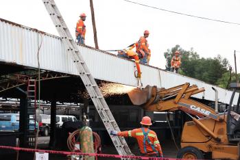 Clara Brugada inicia demolición para construir el nuevo Hospital de la Policía de la Ciudad de México en Venustiano Carranza