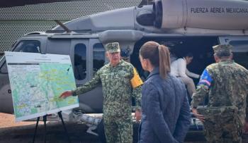 Claudia Sheinbaum recorre zonas afectadas por lluvias en Puebla, Veracruz e Hidalgo y coordina acciones de emergencia