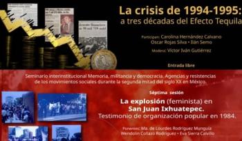 INEHRM reflexiona sobre el efecto tequila y la reconstrucción femenina tras la tragedia de San Juanico