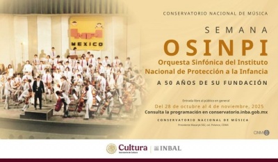 El Conservatorio Nacional de Música celebra 50 años de la Orquesta Sinfónica del Instituto Nacional de Protección a la Infancia