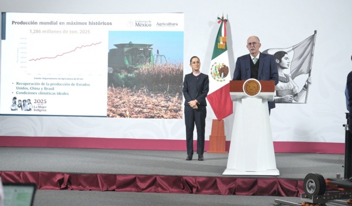 Gobierno de México acuerda apoyo de 950 pesos por tonelada para productores de maíz del Bajío