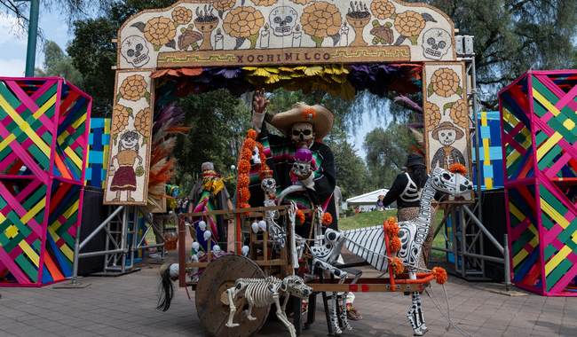 Más de 55 mil personas celebraron la XXV Feria de las Calacas en el Cenart y el Pabellón de Cultura Comunitaria