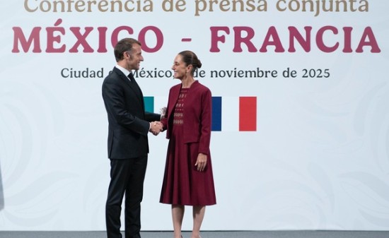 Claudia Sheinbaum y Emmanuel Macron fortalecen la alianza estratégica México–Francia con acuerdos culturales y económicos
