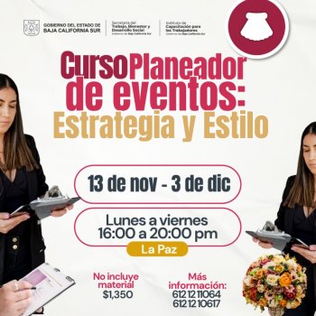 ICATEBCS ofrece curso especializado para planificadores de eventos con certificación oficial