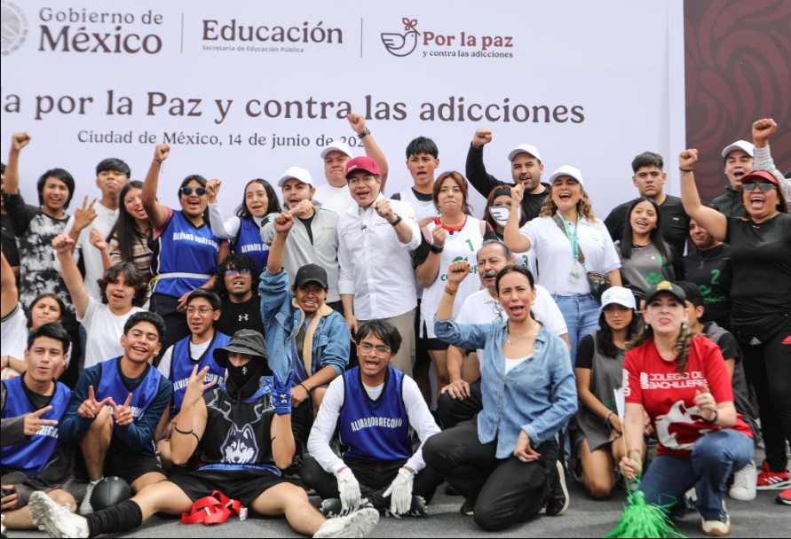 Jornadas por la Paz y contra las Adicciones benefician a 17 millones de estudiantes en todo el país: SEP