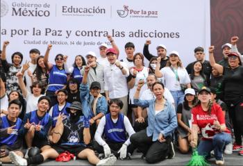 Jornadas por la Paz y contra las Adicciones benefician a 17 millones de estudiantes en todo el país: SEP