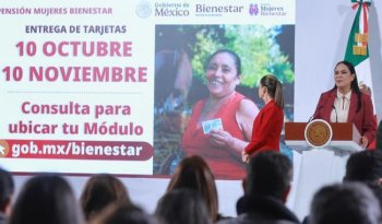 Gobierno informa entrega de más de 1.3 millones de tarjetas de Pensión Mujeres Bienestar