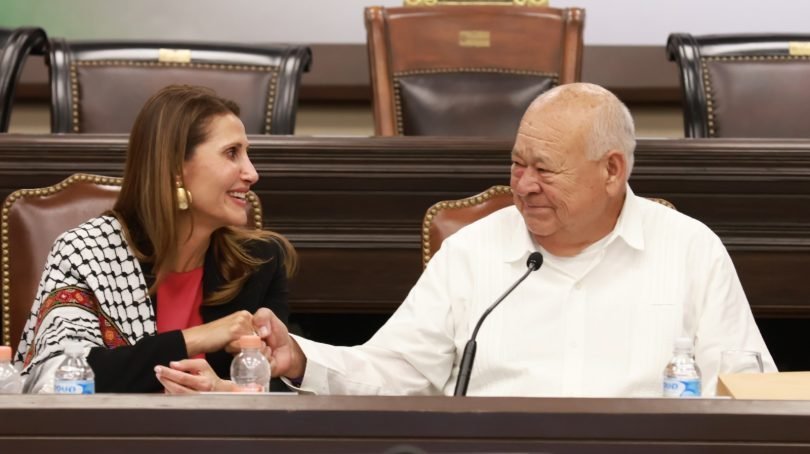 Gobernador de BCS recibe a embajadora de Palestina y acuerdan cooperación bilateral